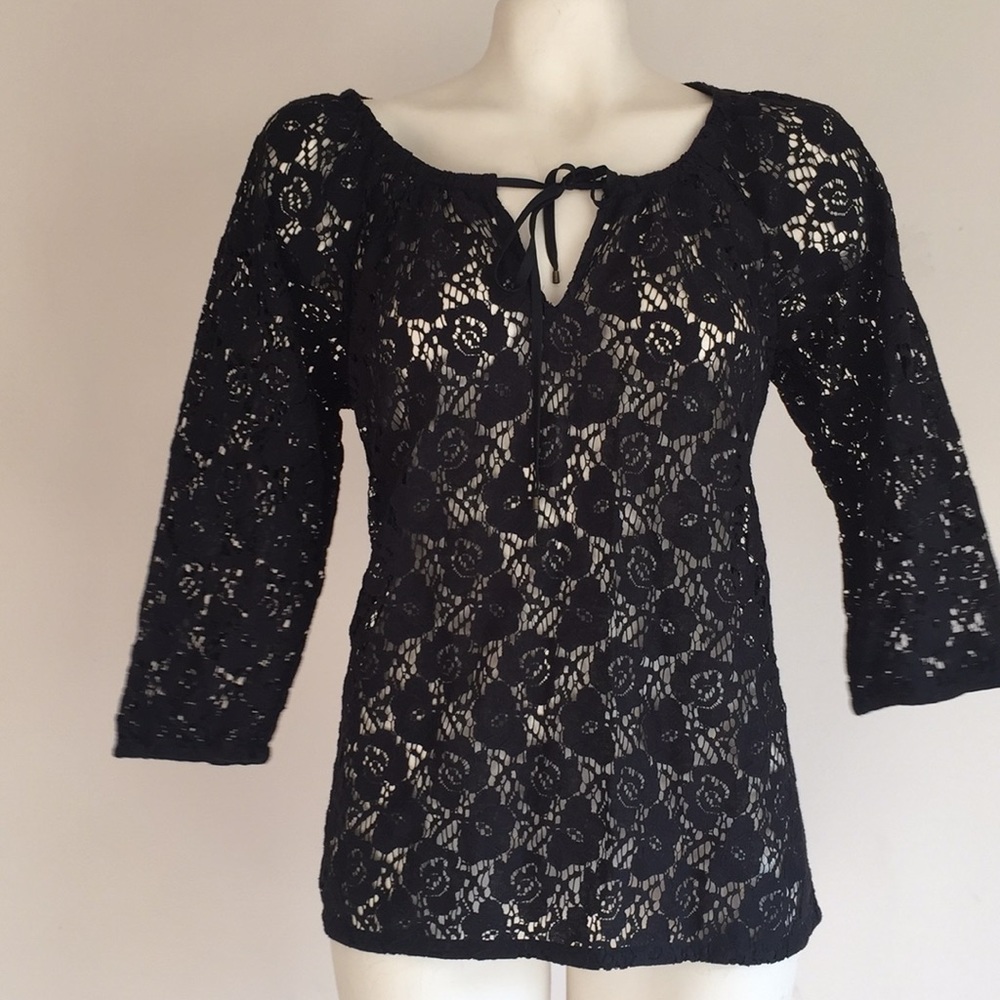 Tommy Bahama lace blouse NWT